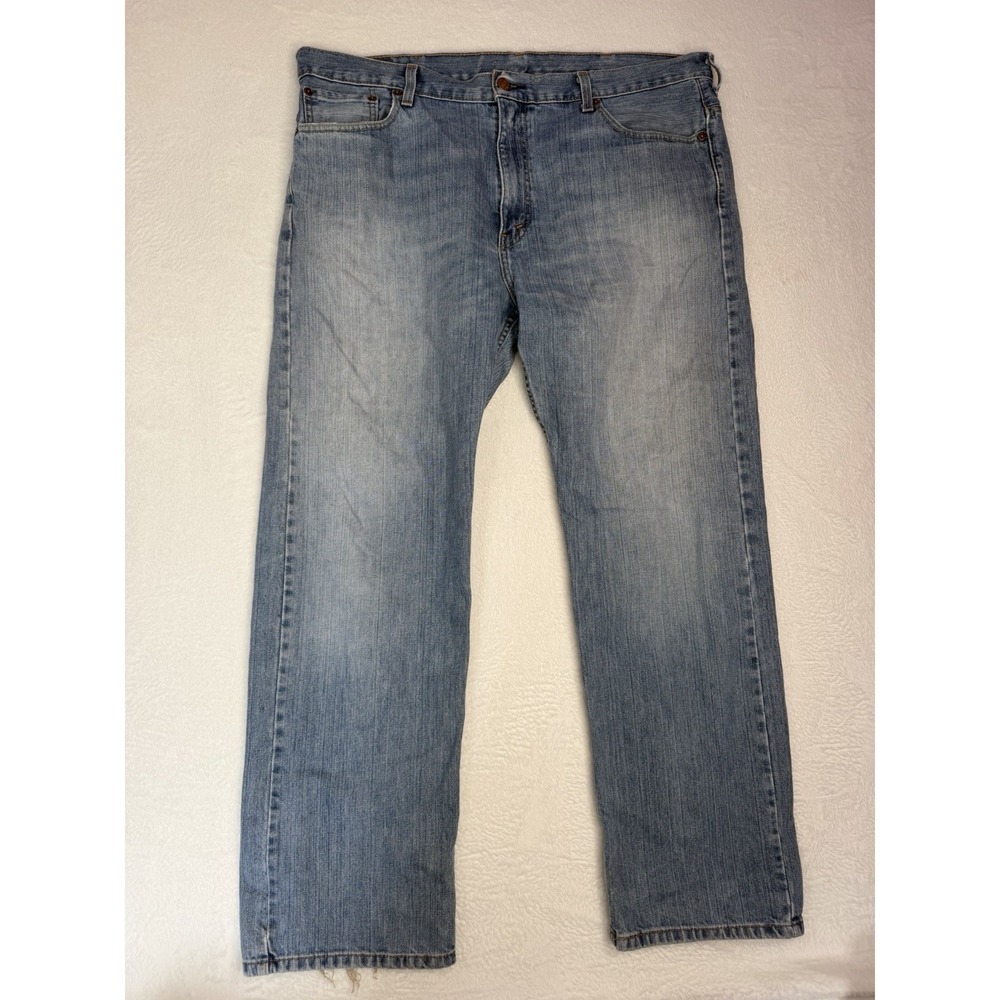Levi's 569 Loose Straight Jeans‎ Mens 38x32 Light Wash Denim Y2K